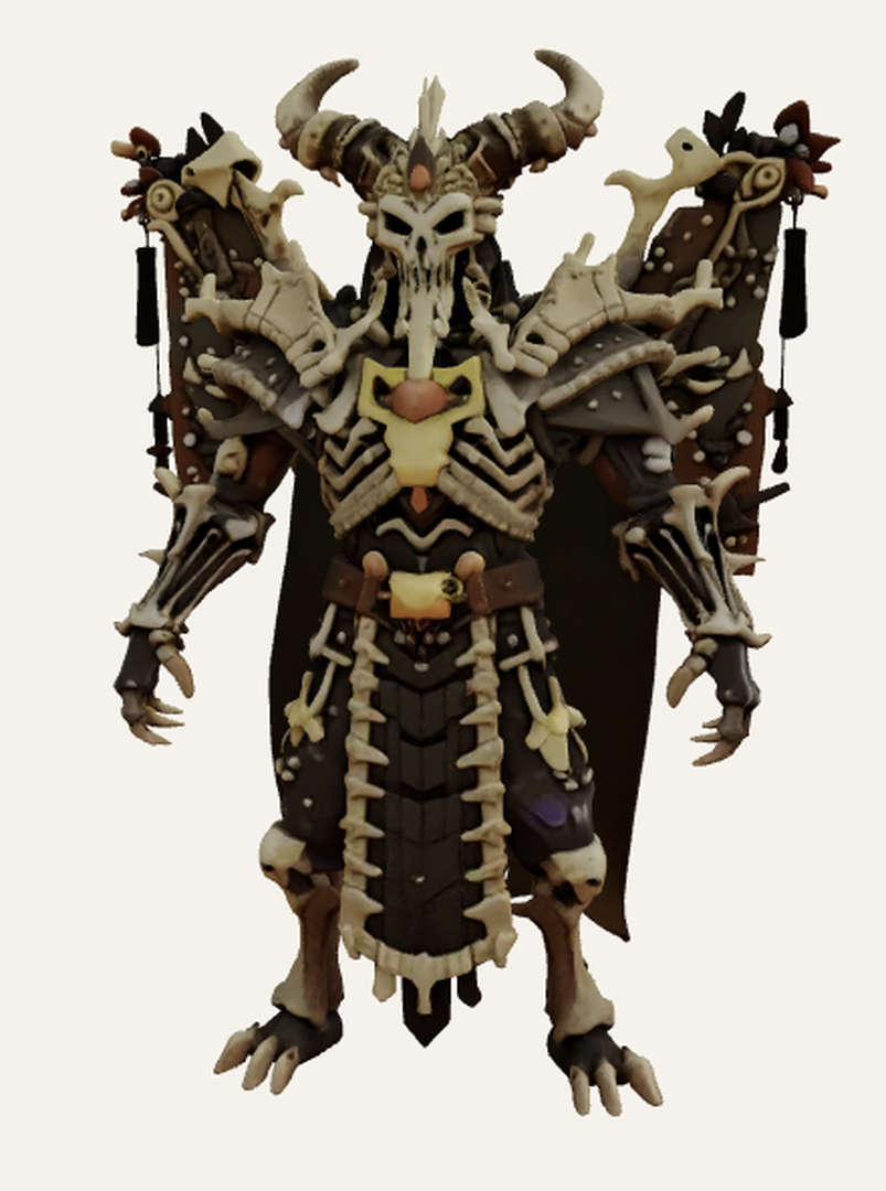 Necro‑Bone Wasteland Lord
