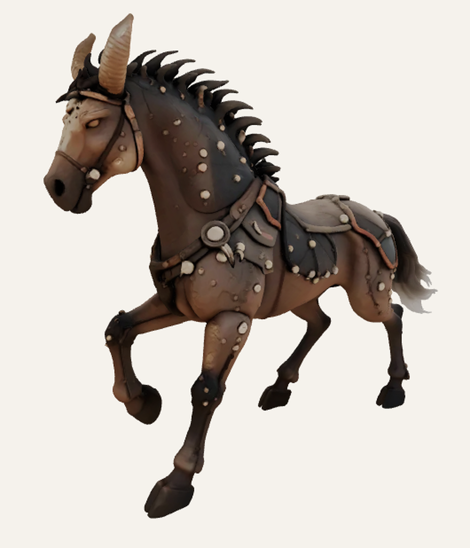 Horned Bone Horse