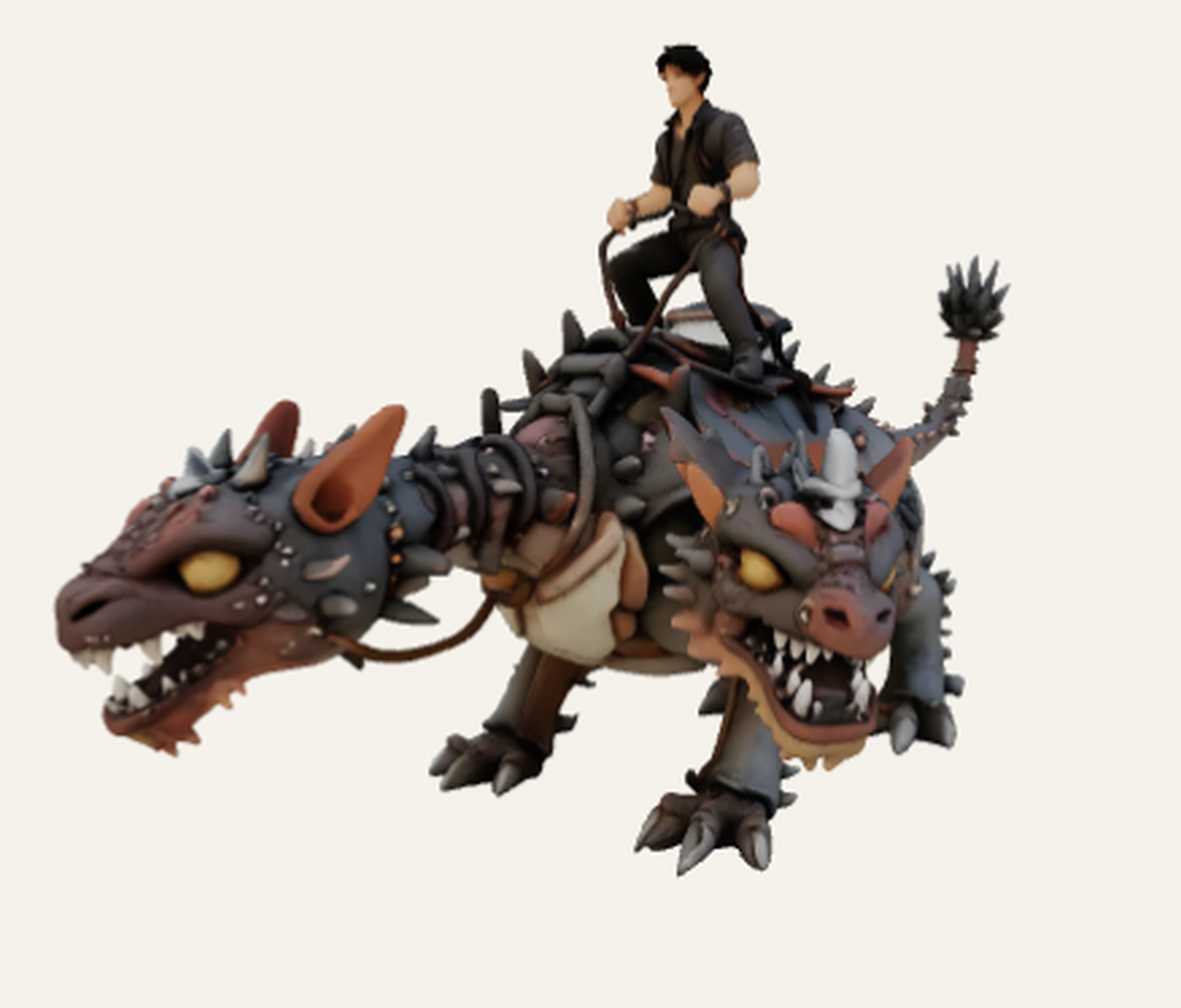 Rider on Two‑Headed Nightmare