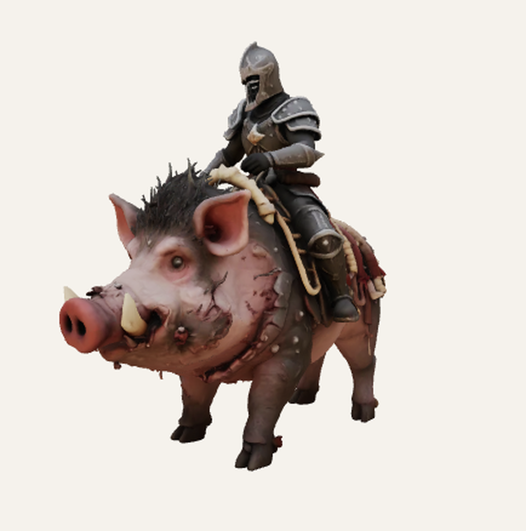 Rider on Rotting Boar