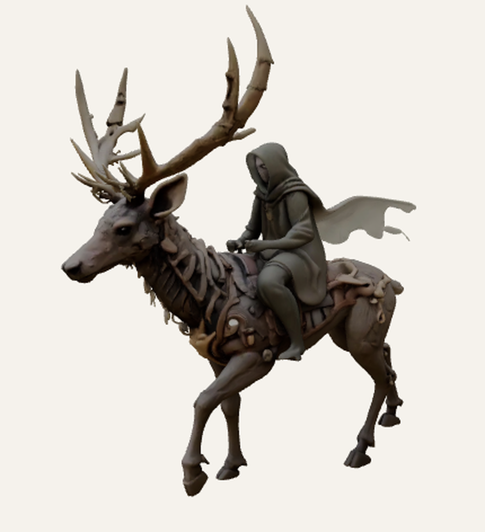Rideress on Decayed Stag